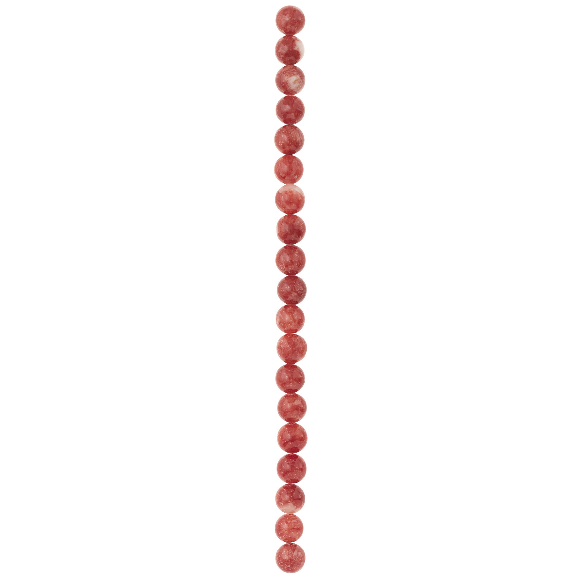 slide 2 of 3, Red Round Stone Beads, 10mm By Bead Landing, 10mm