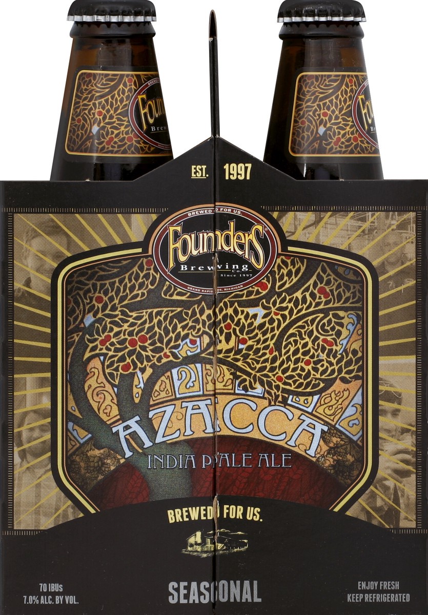 slide 3 of 4, Founders Brewing Co. Beer, India Pale Ale, Azacca, 6 ct