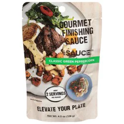 Le Sauce & Co Classic Green Peppercorn Gourmet Finishing Sauce 4.5 oz