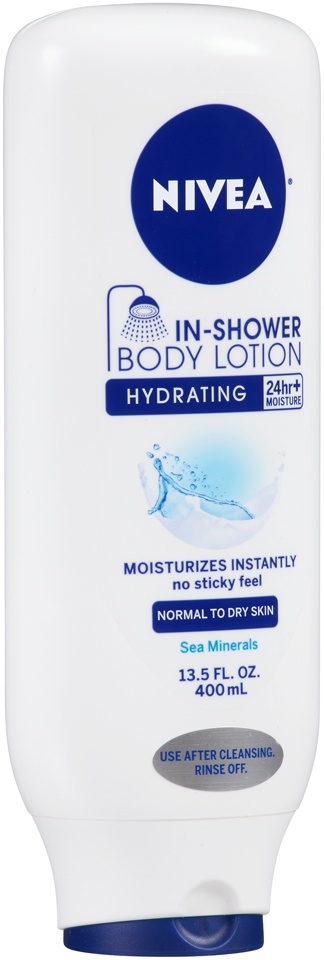 slide 1 of 1, Nivea In-Shower Body Lotion For Normal To Dry Skin, 13.5 oz