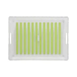 EDL Cabana Handled Platter Stripe Green, 1 ct