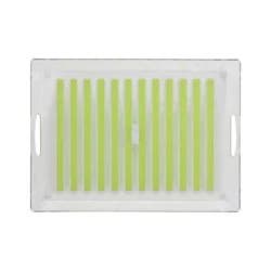 EDL Cabana Handled Platter Stripe Green, 1 ct
