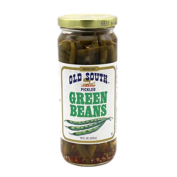 slide 1 of 1, Old South Pickled Green Beans, 16 fl oz