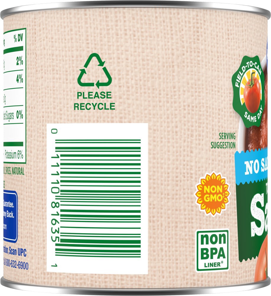 slide 4 of 5, Kroger No Salt Added Tomato Sauce, 8 oz