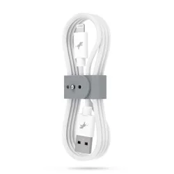PowerKnit Flex Cable 1m USB-A to Lightning Cable - White/Grey, 1 ct