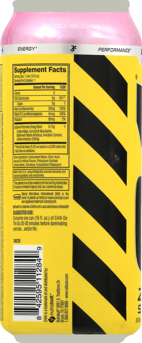 slide 8 of 8, Cellucor Energy Drink - 16 oz, 16 oz