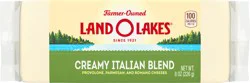 Land O'Lakes Creamy Italian Blend Cheese Chunk, Blend of Provolone, Parmesan, & Romano