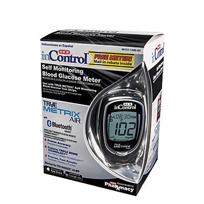 slide 1 of 1, H-E-B InControl True Metrix Air Meter, 1 ct
