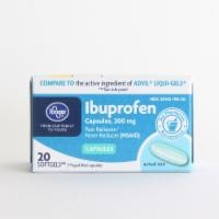 slide 1 of 1, Kroger Ibuprofen Liquid Softgels Capsule, 20 ct