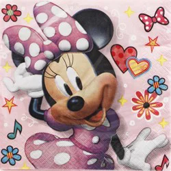 Unique 2 Ply Disney Minnie Napkins 16 ea