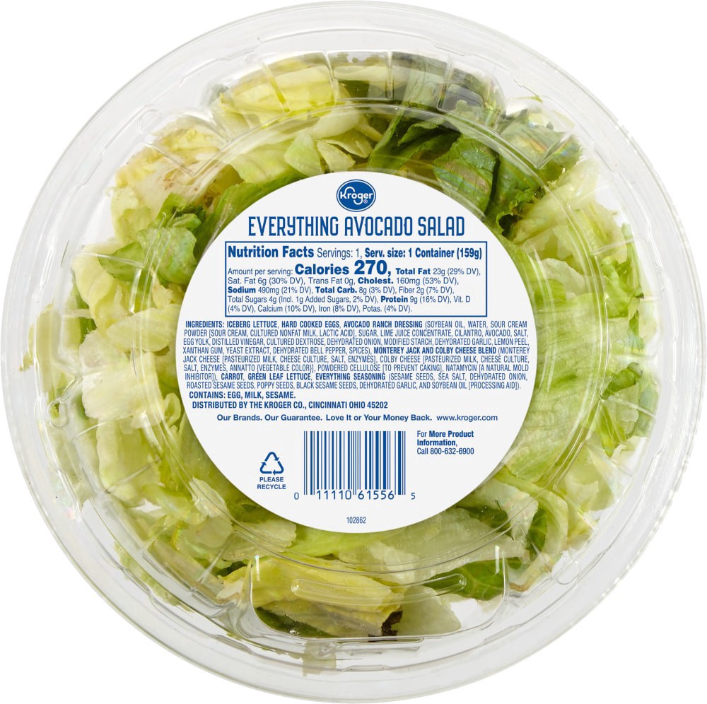 slide 3 of 3, Kroger Everything Avocado Salad Kit, 5.61 oz