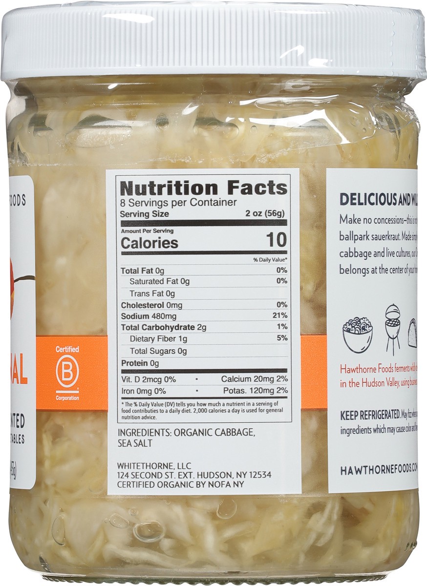 slide 4 of 13, Hawthorne Foods Original Sauerkraut 16 oz, 16 oz