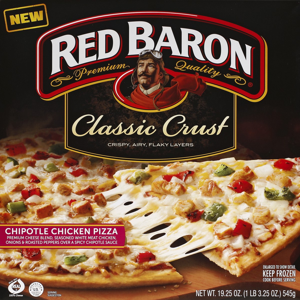 slide 1 of 5, Red Baron Pizza 19.25 oz, 19.25 oz