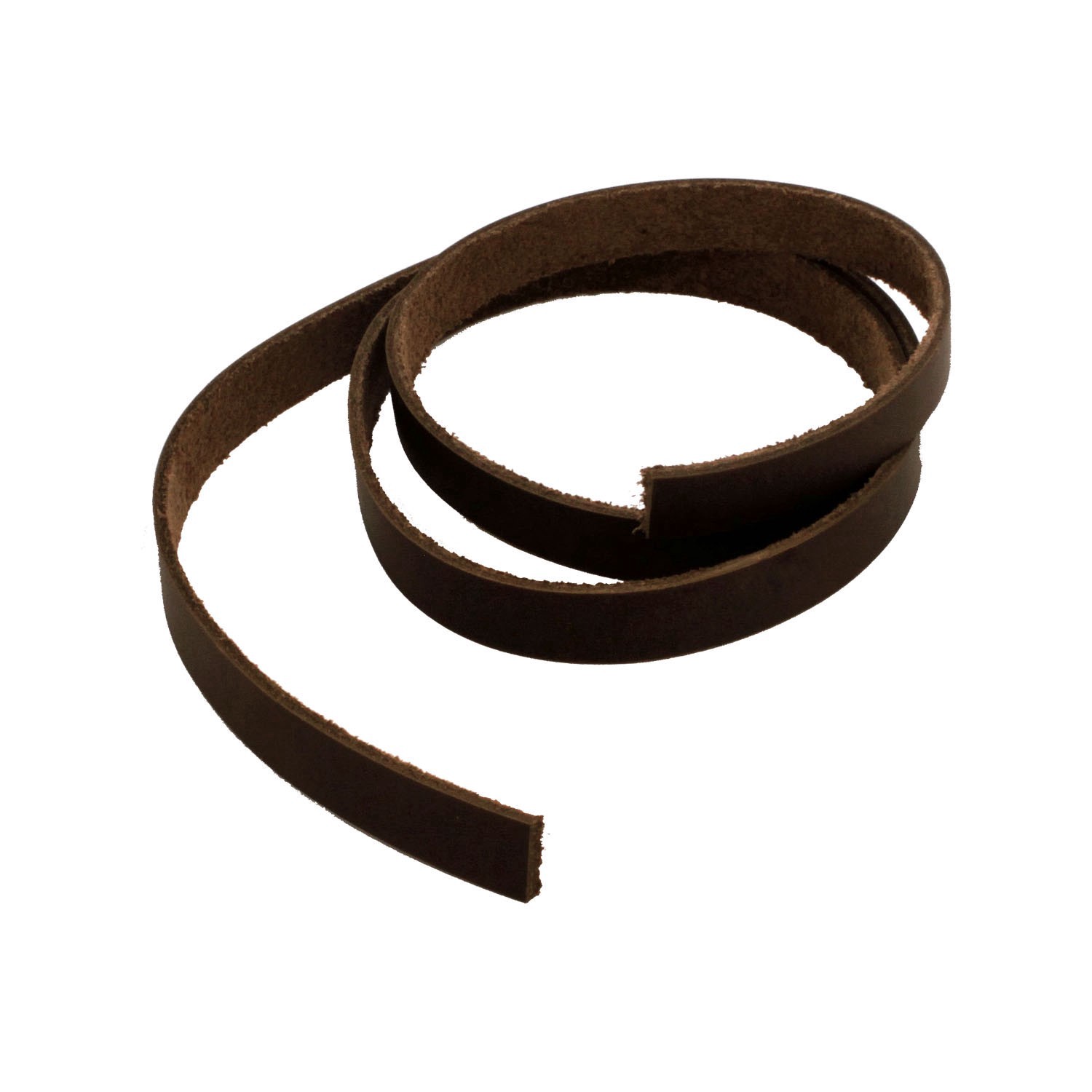 slide 6 of 6, Triumph Brown Leather Strip By Bead Landing, 0.5 in x 1 yd