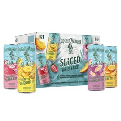Captain Morgan Sliced Premium Assorted Malt Beverage Variety Pack 12 - 12 fl oz Cans