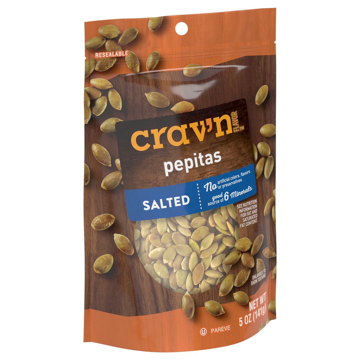 slide 2 of 4, Crav'n Pepitas Rstd Slt, 5 oz