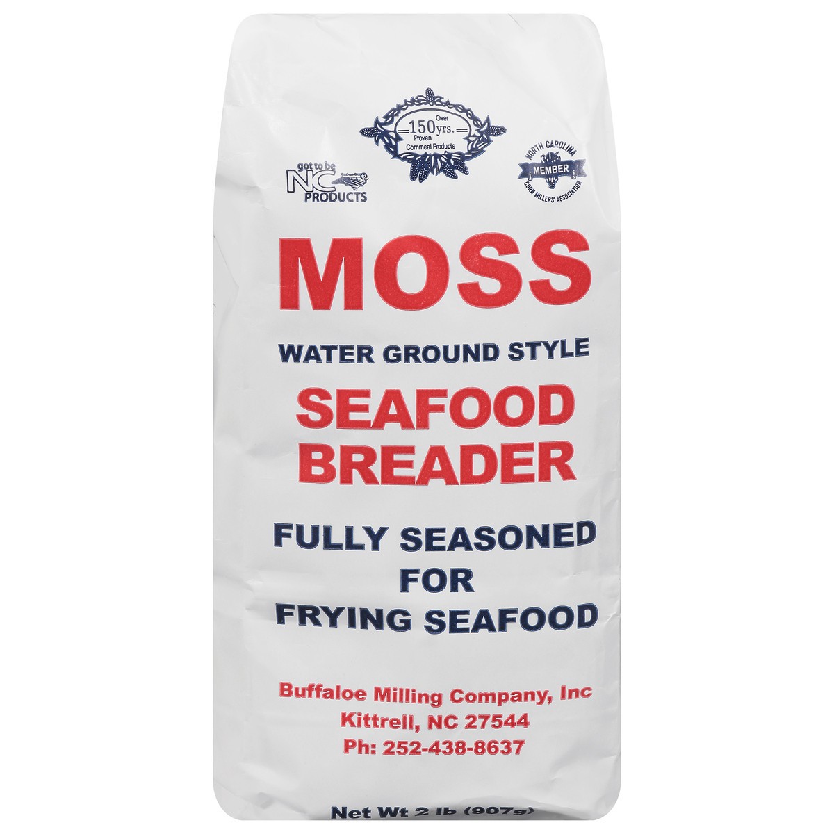 slide 1 of 5, Moss' Seafood Breader Mix, 2 lb