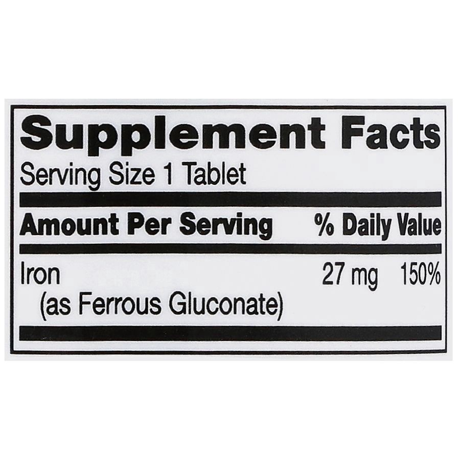 slide 3 of 5, Walgreens Iron 27 mg Tablets, 200 ct