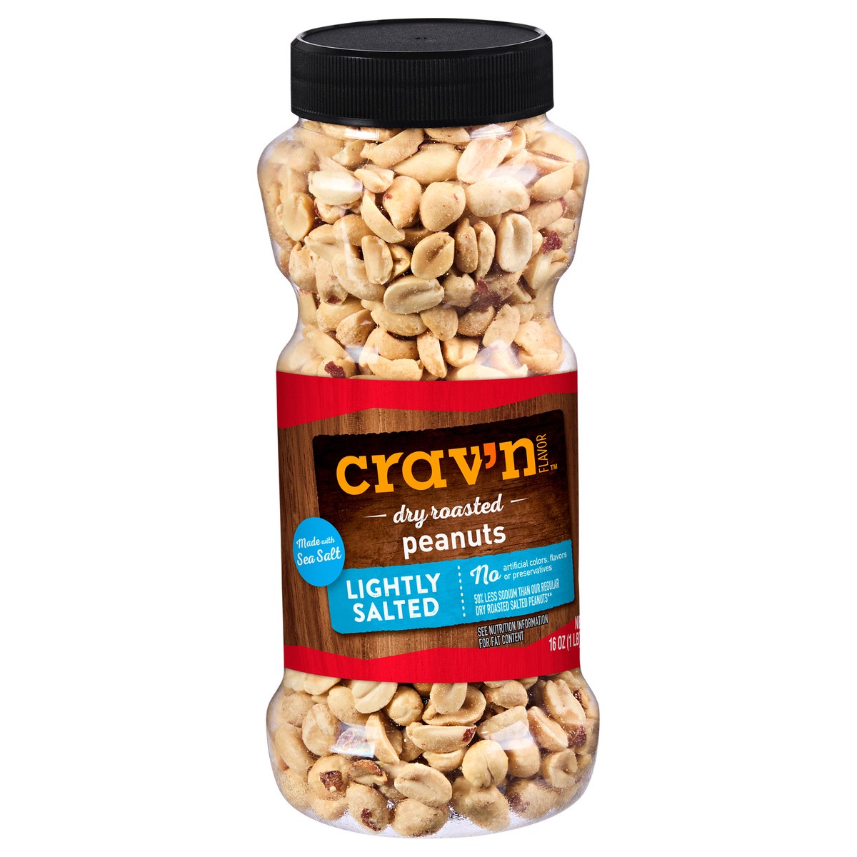 slide 3 of 4, Crav'n Pnut Rstd Lslt, 16 oz