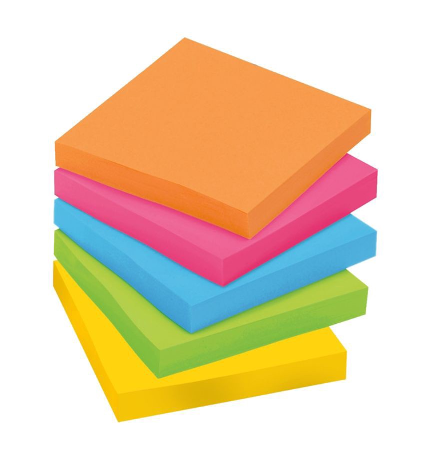 slide 5 of 9, Post-it Super Sticky Notes, Rio De Janeiro Pads, 5 ct; 3 in x 3 in
