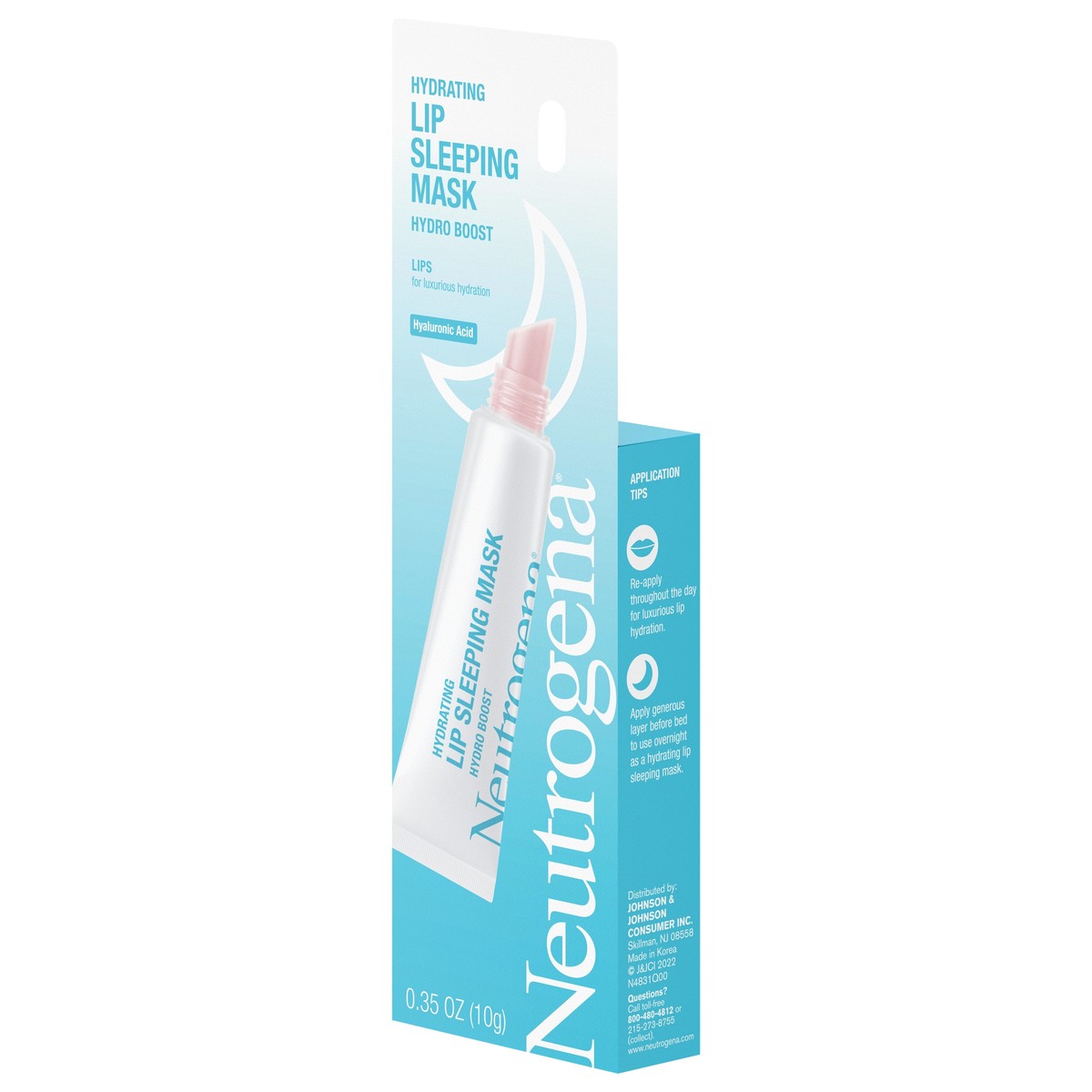 slide 3 of 7, Neutrogena Hydro Boost Hydrating Clear Lip Sleeping Mask Tube, 0.35 oz, 0.35 oz