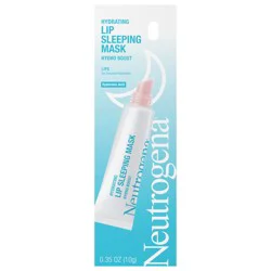 Neutrogena Hydro Boost Hydrating Clear Lip Sleeping Mask with Hyaluronic Acid, 0.35 Oz