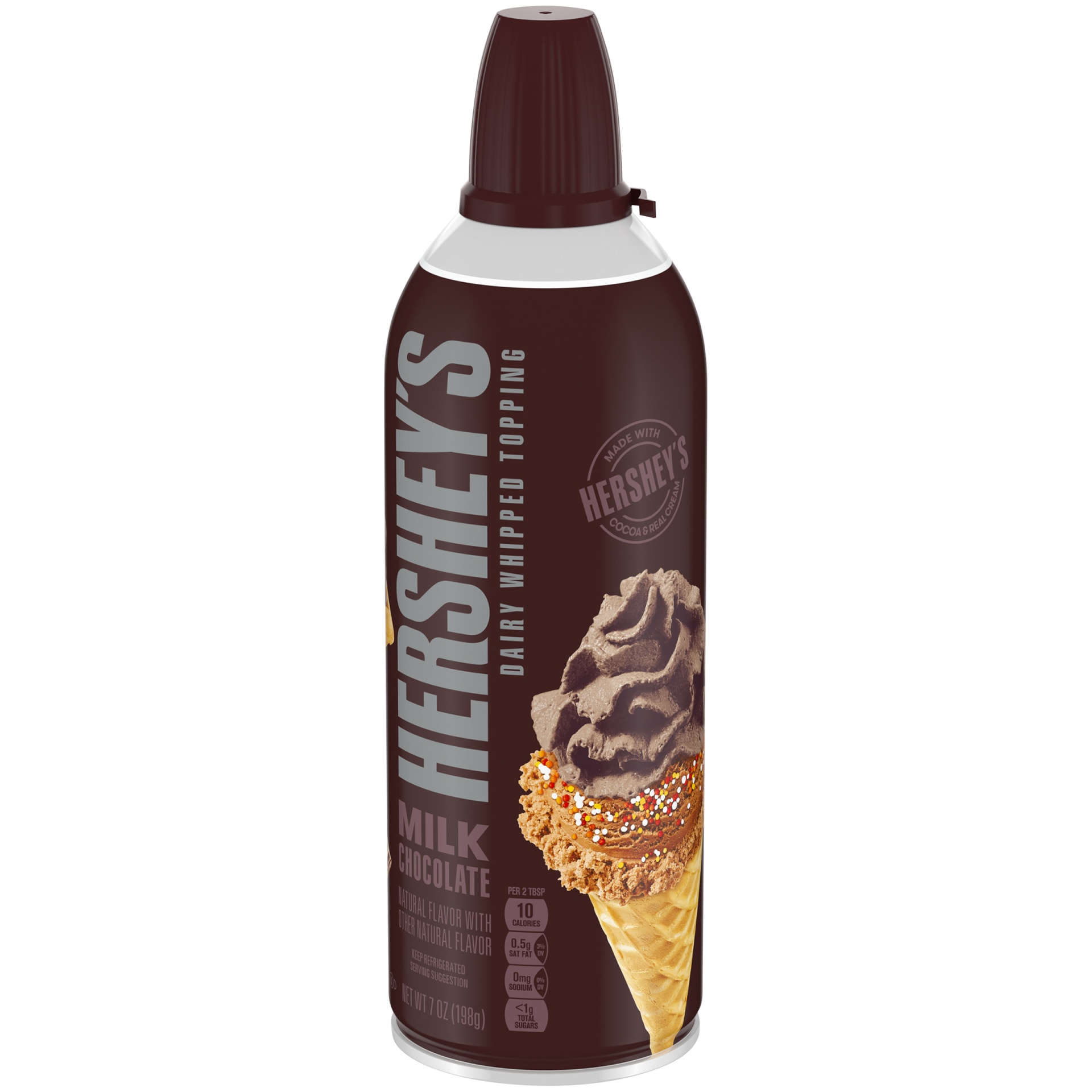 slide 1 of 7, Hershey's Milk Chocolate Dairy Whipped Topping, 7 oz