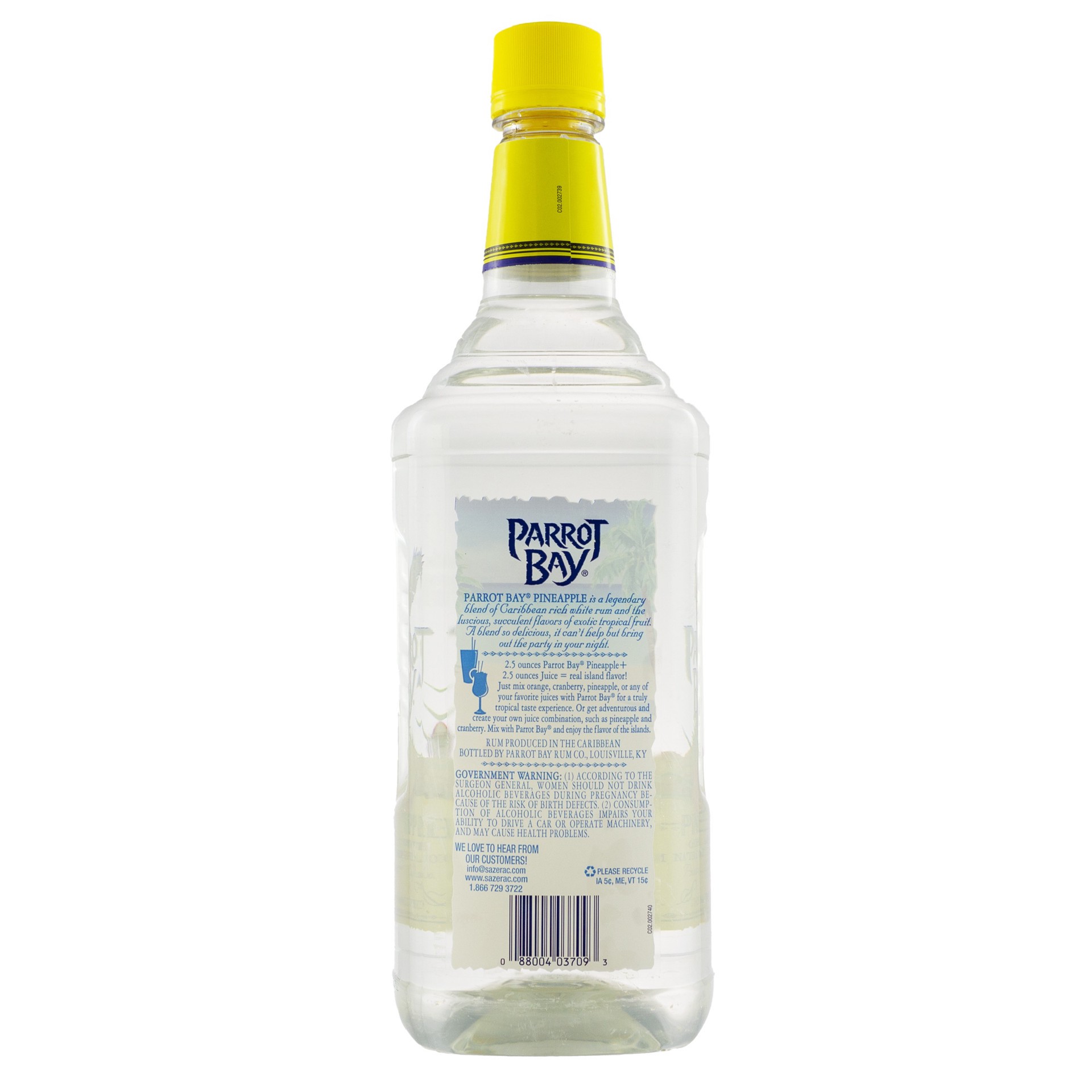 slide 2 of 2, Parrot Bay Pineapple Rum PET, 1.75 liter