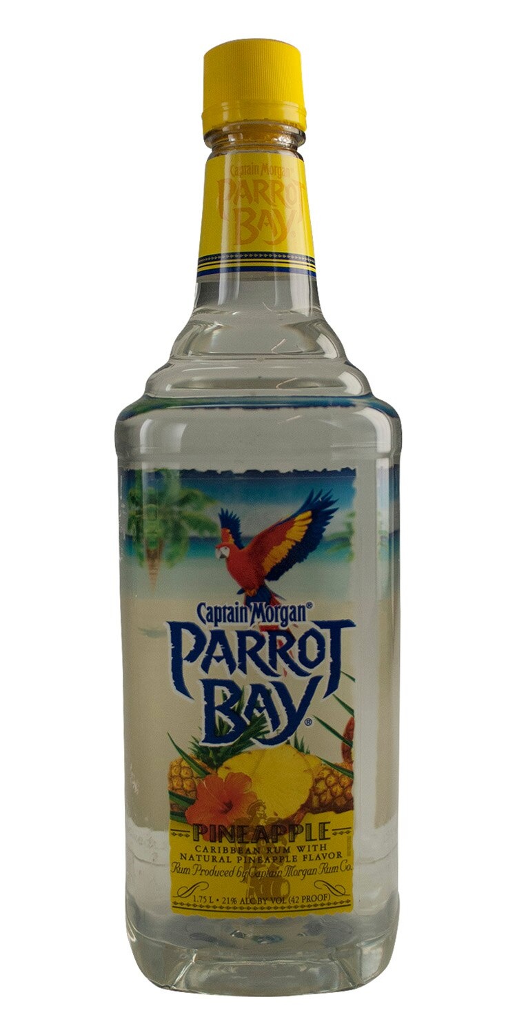 slide 1 of 1, Parrot Bay Pineapple Rum PET, 1.75 liter