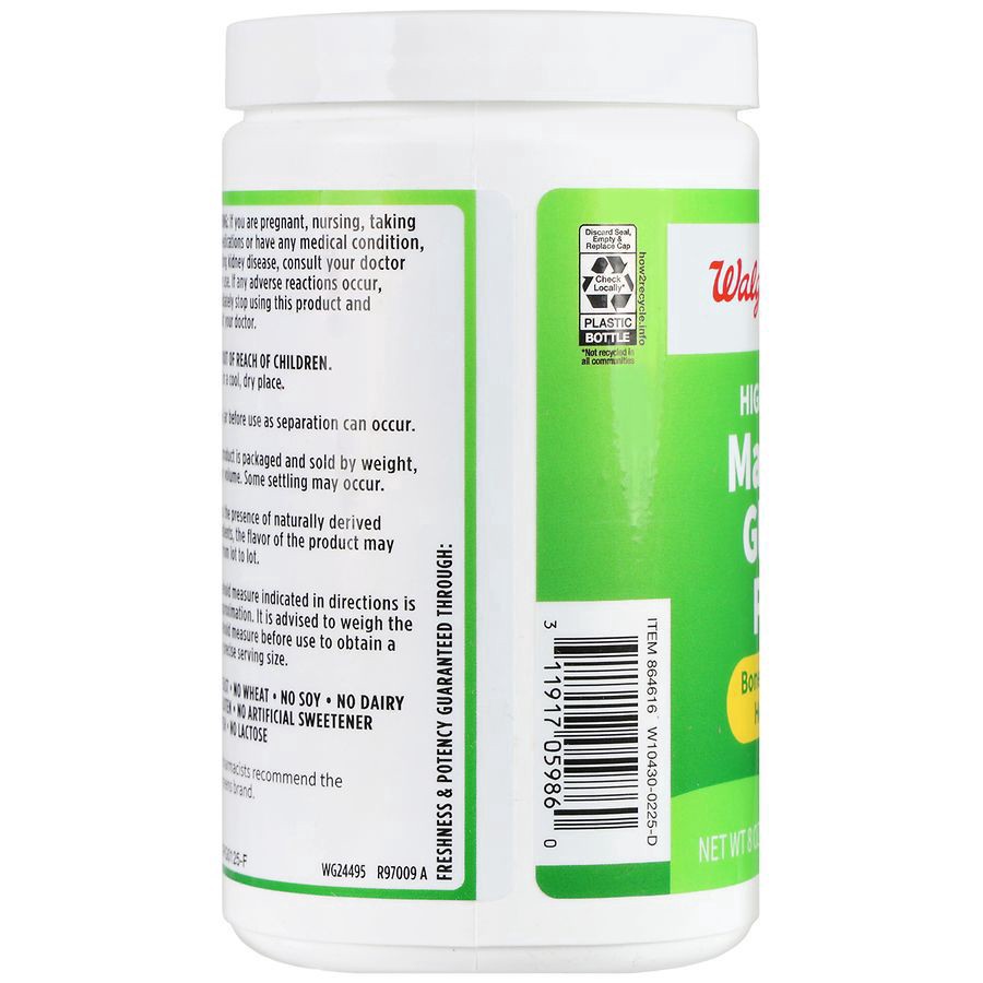 slide 4 of 5, Walgreens Magnesium Glycinate Powder Lemon, 8 oz