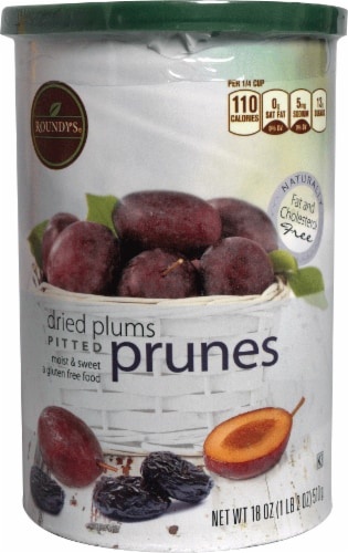 slide 1 of 1, Roundy's Roundys Dried Plums Pitted Prunes, 18 oz