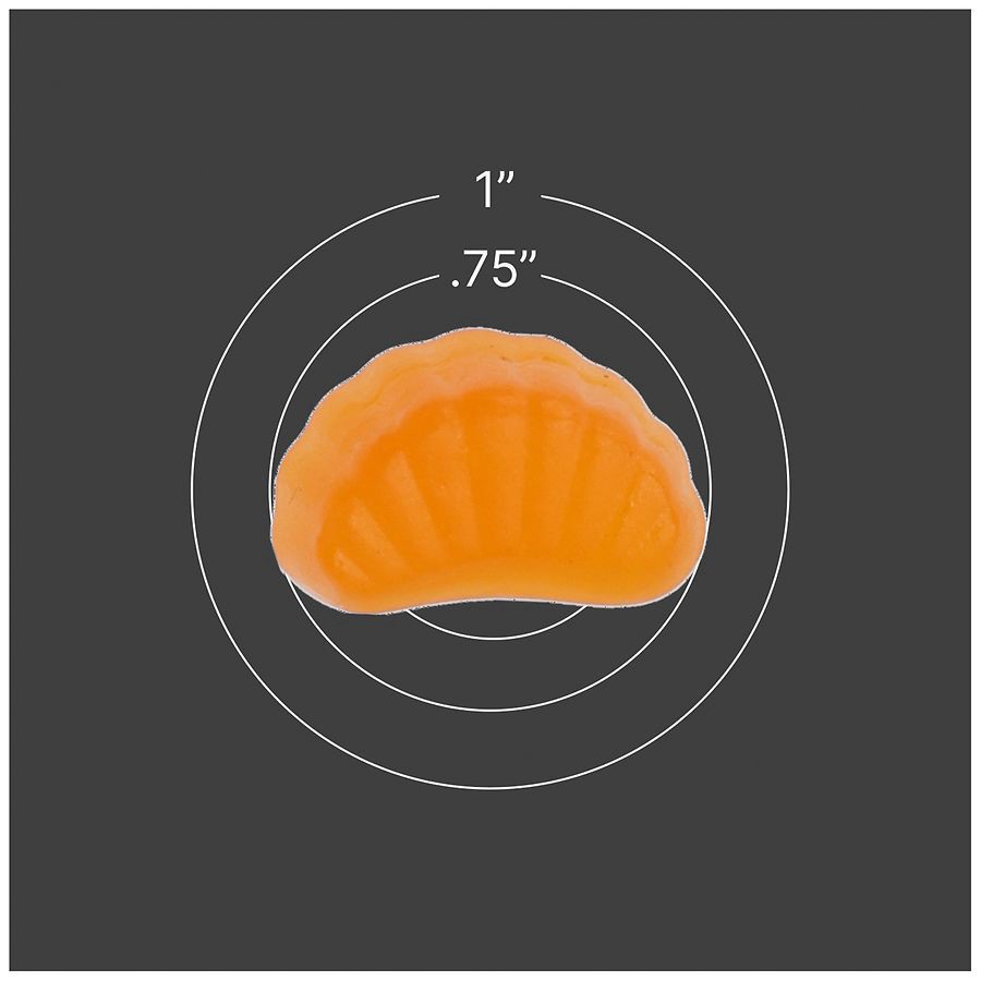 slide 3 of 5, Walgreens Free & Pure Kids Immune Support Gummies Orange, 60 ct