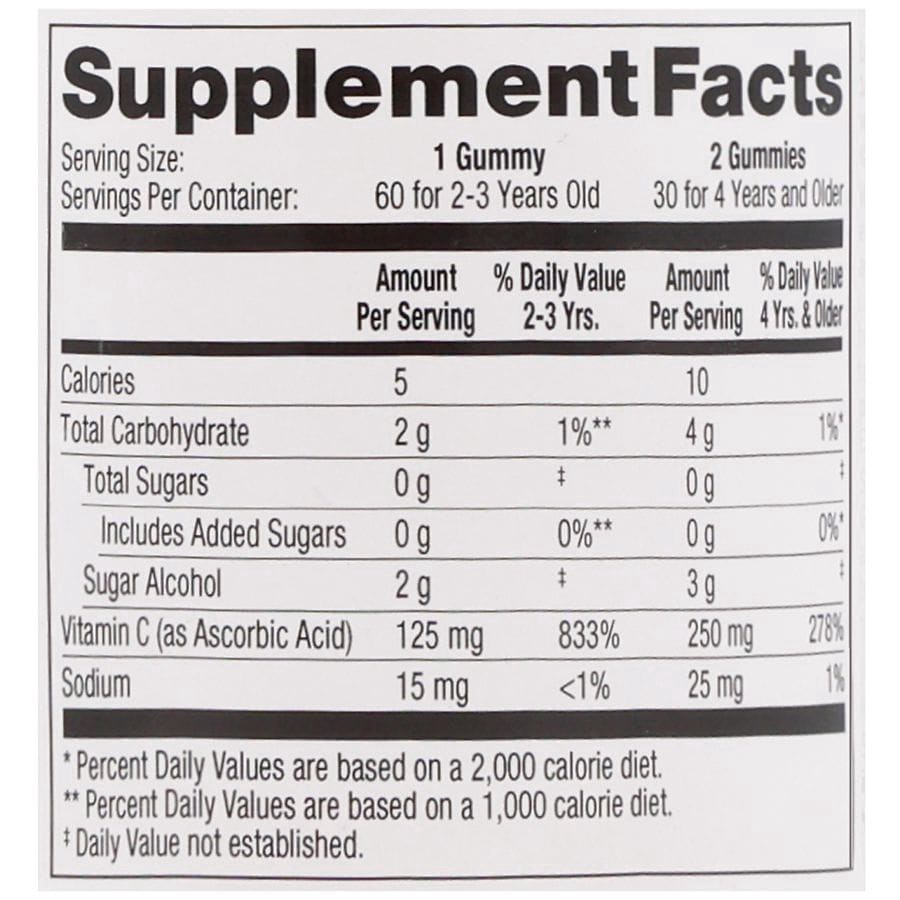 slide 5 of 5, Walgreens Free & Pure Kids Immune Support Gummies Orange, 60 ct