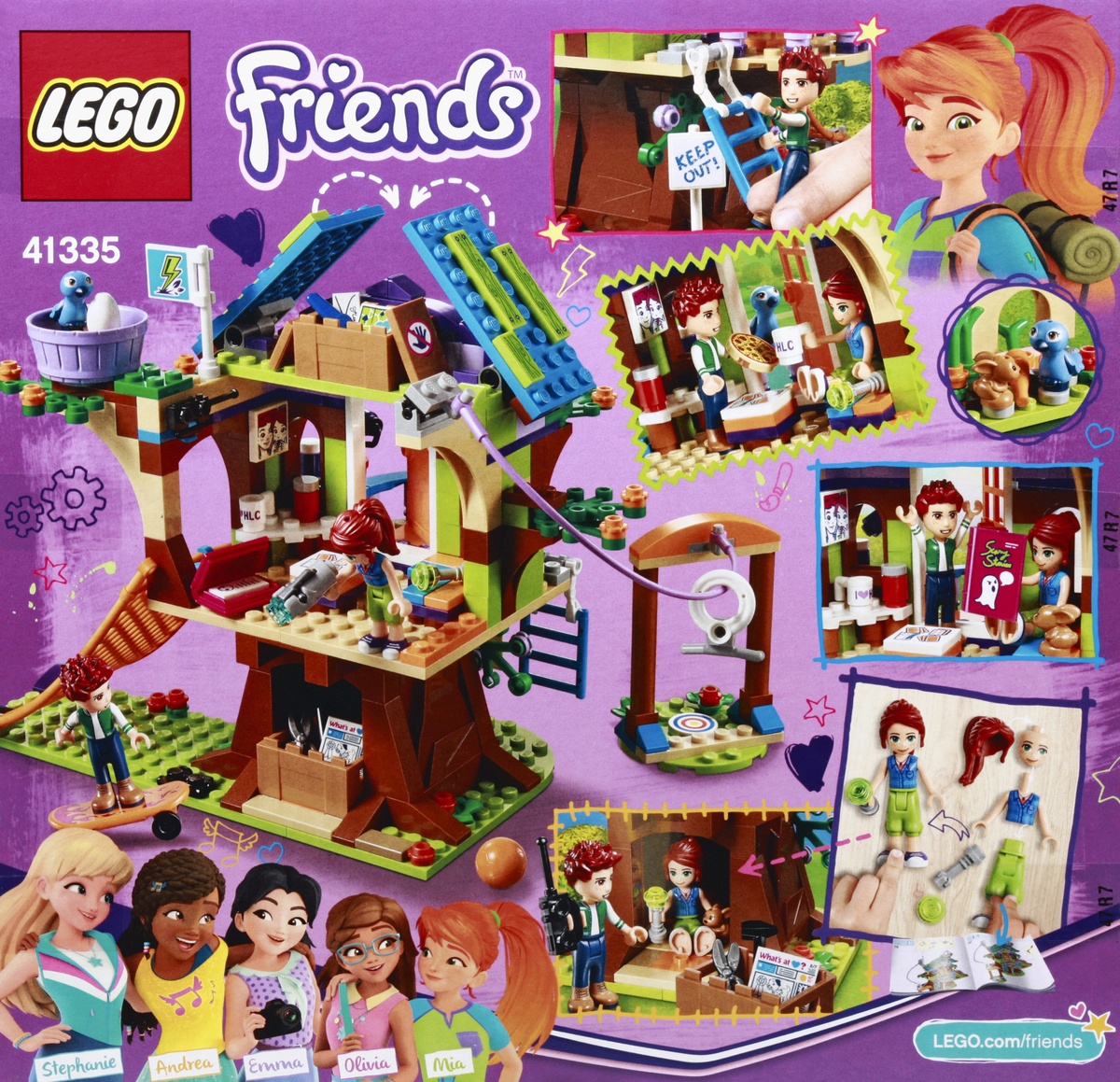 lego friends mia's tree house