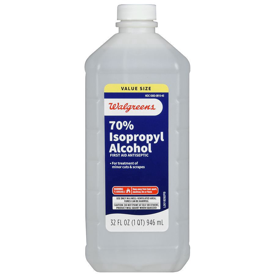 slide 5 of 5, Walgreens Isopropyl Alcohol 70%, 32 oz