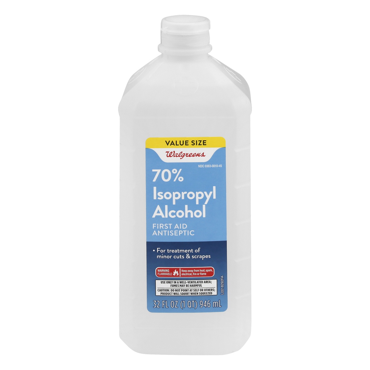 Isopropyl Alcohol 70%, (32 oz) Quart