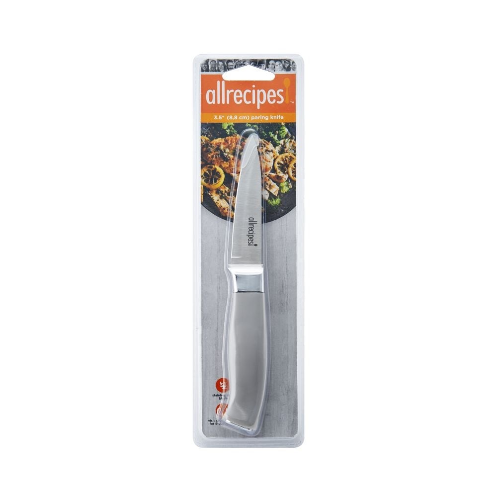 slide 1 of 1, Allrecipes Poly Paring Knife - Gray, 3.5 in