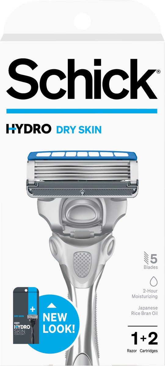 slide 2 of 3, Schick Hydro Dry Skin Razor, 2 ct