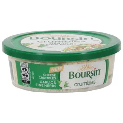Boursin Cheese Crumbles Garlic & Fine Herbs - 4 OZ