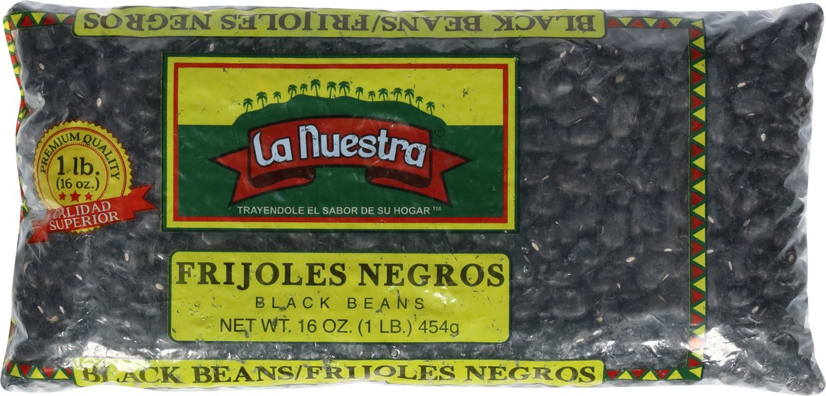 slide 3 of 13, La Nuestra Black Beans 16 oz, 16 oz