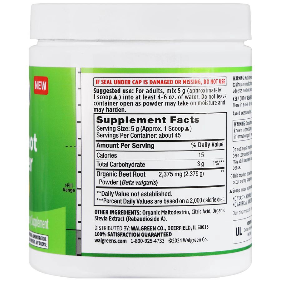 slide 4 of 5, Walgreens Beet Root Powder, 8 oz