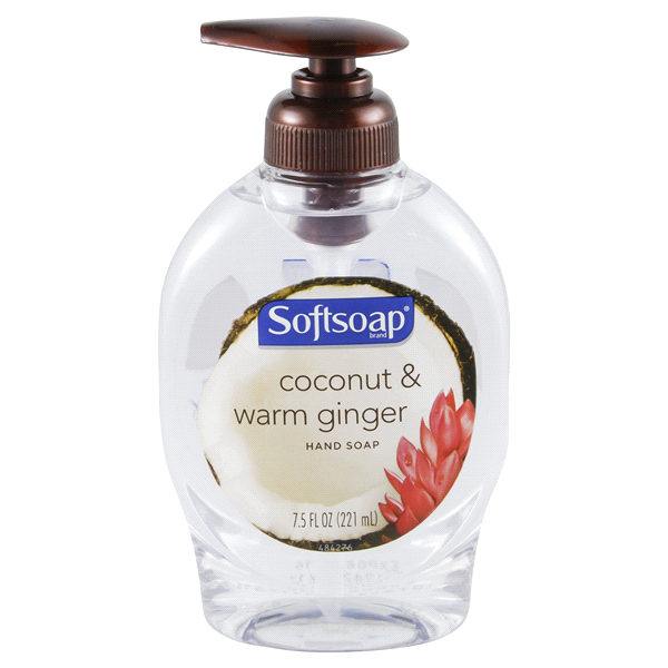 slide 1 of 1, Softsoap Liquid Hand Soap - Coconut And Ginger, 7.5 oz