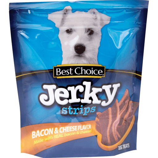 slide 1 of 1, Best Choice Bacon Cheese Flavor Jerky Strips, 6 oz