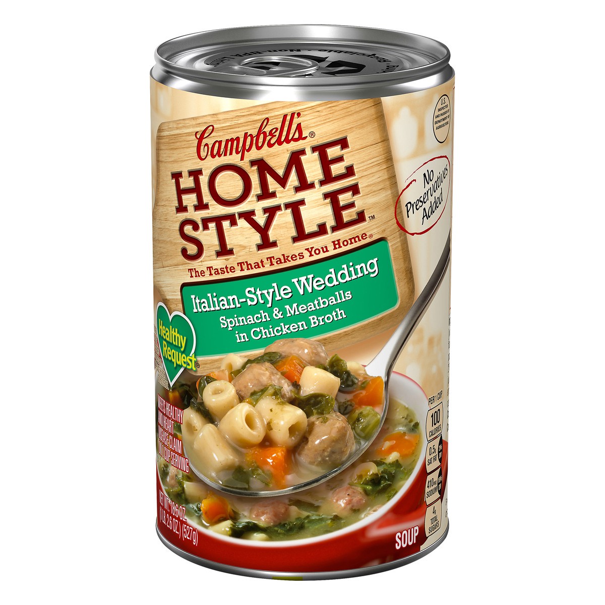 slide 3 of 11, Campbell's Homestyle Healthy Request Italian-Style Wedding Soup, 18.6 oz., 18.6 oz