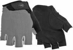 Bell Breeze 300 Half-Finger Bicycle Gloves - Black/Gray