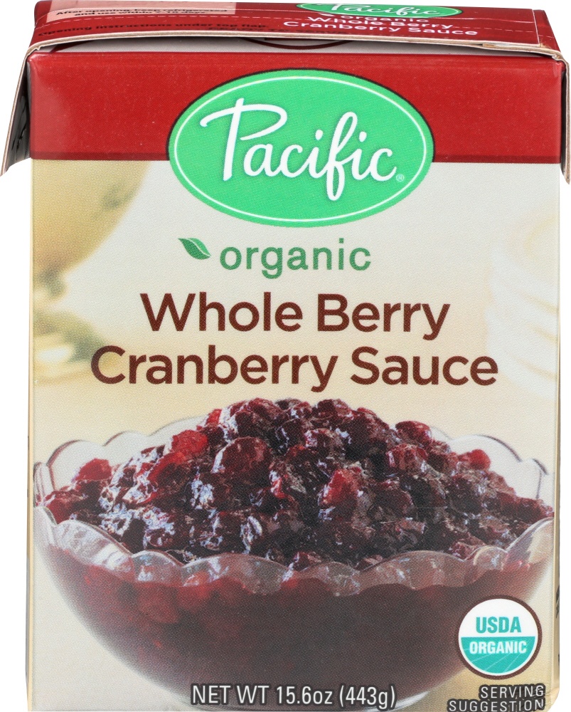 slide 1 of 1, Pacific Organic Whole Berry Cranberry Sauce, 15.6 oz