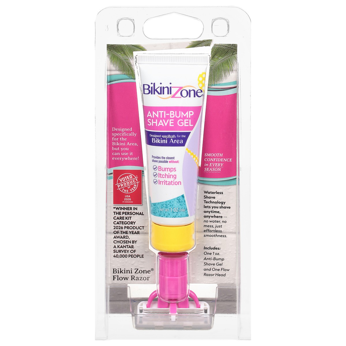 slide 1 of 12, Bikini Zone Anti-Bump Shave Gel 1 oz, 1 oz