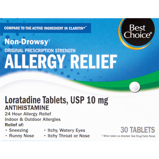 slide 1 of 1, Best Choice Loratadine Tablet, 30 ct