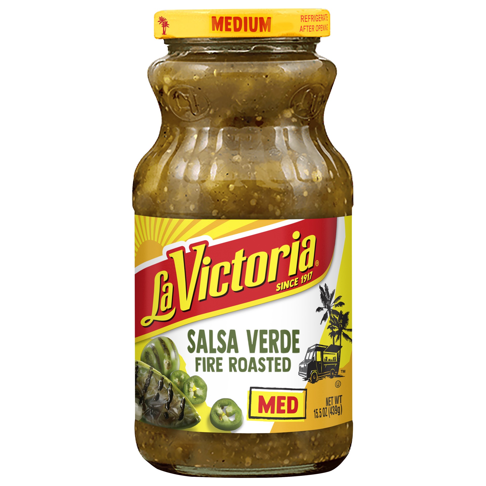 slide 1 of 1, LA VICTORIA Fire Roasted Salsa, 15.5 oz