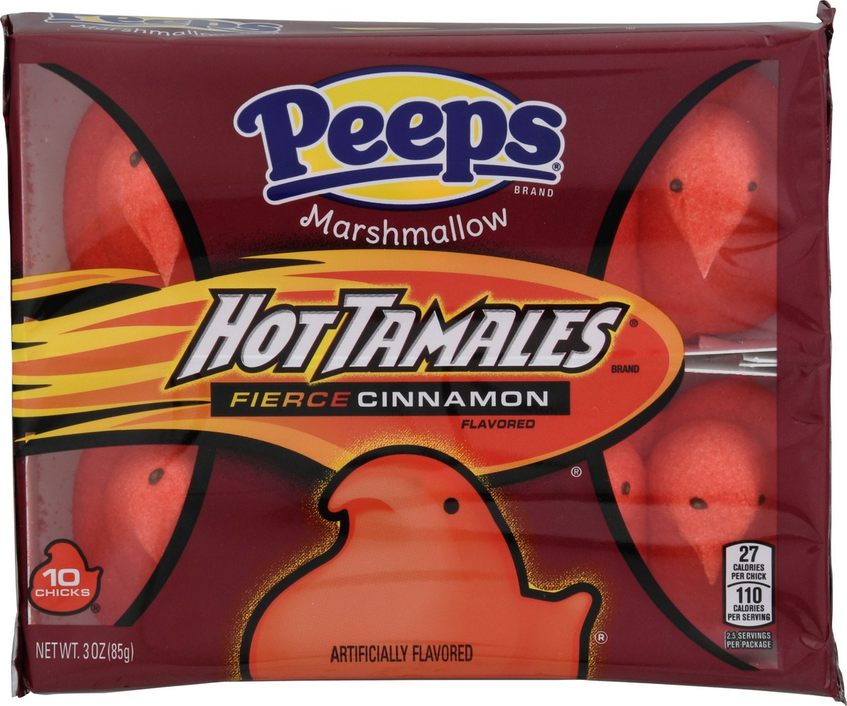 slide 6 of 9, Peeps Chicks Hot Tamales, 3 oz